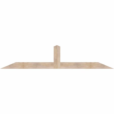 Ekena Millwork Portland Smooth Timber Gable Bracket, Douglas Fir, 96"W x 20"H x 1 1/2"D x 5 1/2"F, 5/12 Pitch GBW096X20X0206POR00SDF